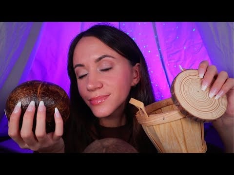 ASMR / Wooden Triggers For Deep Sleep (tapping & scratching)