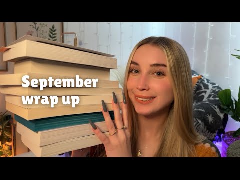 ASMR What I Read in September (monthly reading wrap up with lots of book triggers & whispers!)