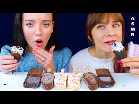 ASMR ICE CREAM PARTY (OREO ICE CREAM, CHOCOLATE, SANDWICH ICE CREAM) EATING SOUNDS | LILIBU