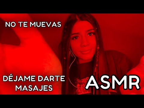 ASMR ROLEPLAY ESPAÑOL / Tu MEJOR AMIGA te HACE MASAJES a TODO EL CUERPO + sonidos de boca