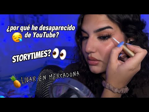 ASMR MAQUÍLLATE CONMIGO mientras hablamos 💕