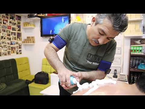 ASMR SOAPY FACIAL CLEANING ,RELAXING BACK MASSAGE WITH OIL AND SOAPY