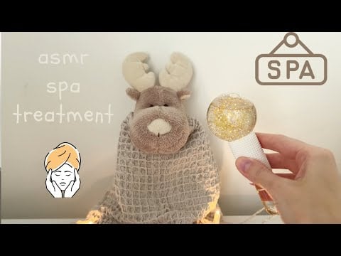 ASMR suomi 🇫🇮 Kasvohoito & Vartalohoito Spa Treatment roleplay - АСМР ролевая игра спа уход