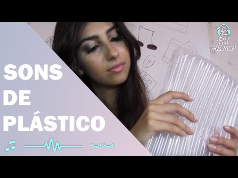 Um ASMR com sons de plástico ♡