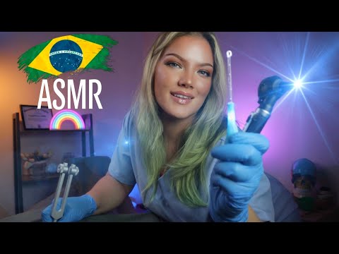 ASMR Enfermeira NOTURNA fazendo Exames Medicos RELAXANTES em você no Plantão