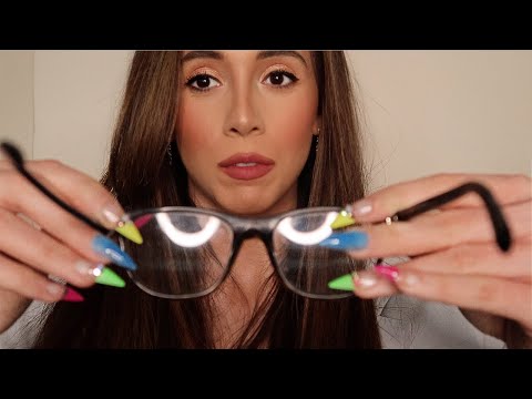 ASMR EYE EXAM + GLASSES TRY-ON (Soft Spoken)