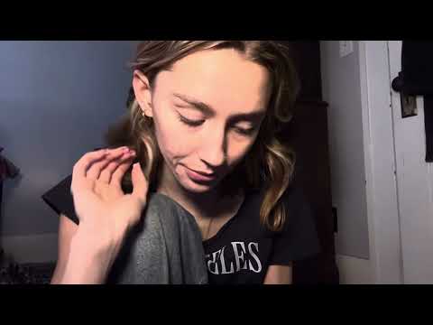GRWM ASMR 💋 (yapping, tapping, showing you how I do my liner 😚)