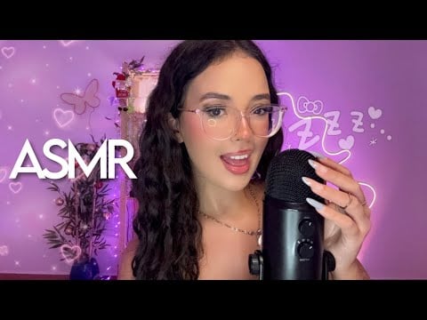 o ASMR QUE VOCE PRECISA PARA DORMIR AGORA 🎀🌙 | sons de boca, cafuné, pincel 