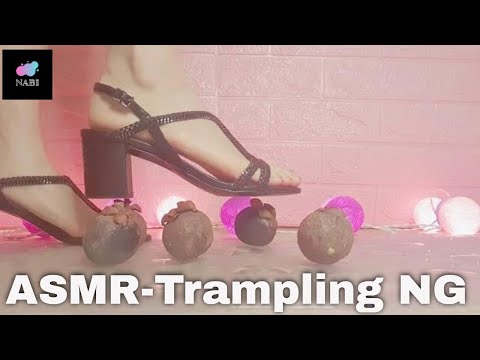 ASMR:: Trampling:: Mangosteen NG video:: 못먹는 망고스틴으로 망한 영상