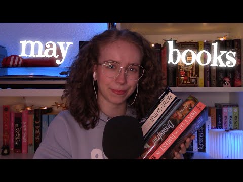 [ASMR] Relaxing May Reading Wrap-Up 📚🌳 (whispered book triggers)