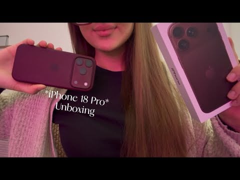 ASMR Unboxing The New iPhone 18 Pro 📱✨| Tapping, Scratching, Whispering 