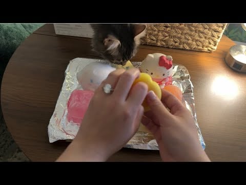 ASMR First Time Wax Cracking Squishy | Experimental