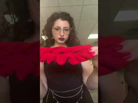 OOTD ASMR at WORK (almost caught)  #tingles #ootd #asmr