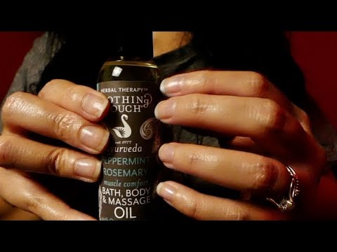 ASMR Oil Hand Sounds
