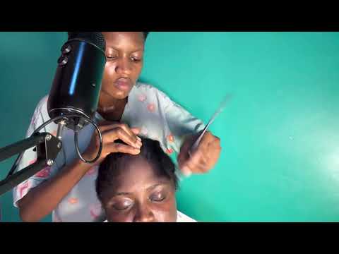 ASMR✨RELAXING HEAD SCRATCH MASSAGE  WITH TOOLS AND HANDS
