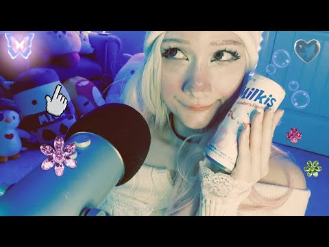 ASMR drinking | super gentle Soda Pop slurping and nail tapping ♡ #asmr #slurping #tapping