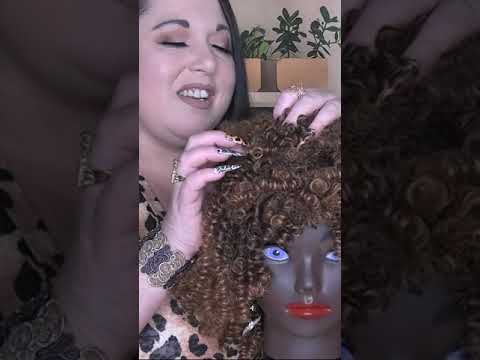 ASMR Scalp Check and Treatment Afro/Kinky Hair #Shorts