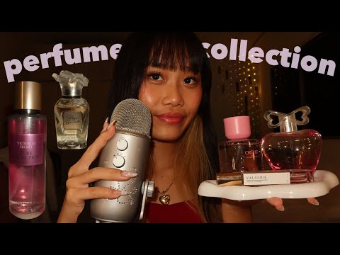 perfume collection ASMR 🎀ྀི˚.༘⋆ 