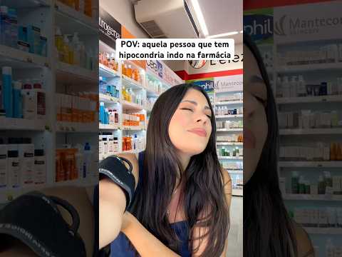 POV: aquela pessoa que tem hipocondria indo na farmácia #asmr #humor #comedia #asmrsounds
