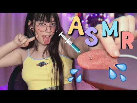 ASMR COLOCANDO PIERCING EM VOCÊ 👅