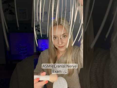 ASMR cranial nerve exam 🩺 #asmrforsleep #visualtingle