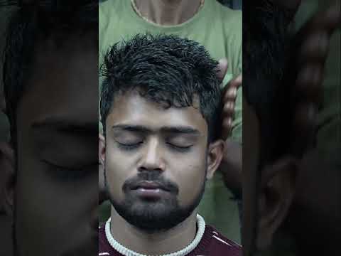 Traditional ASMR Head Massage: A Journey to Calm & Serenity #shorts