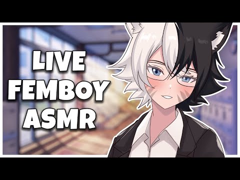 🎧 [3DIO] Live Femboy ASMR: Missed You! Let’s Relax Together 🤍