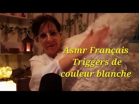 #Asmr Français #Triggers de couleur blanche,son d'orage, (son d'origine)