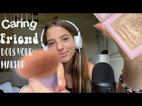 ASMR Doing your makeup roleplay 💖