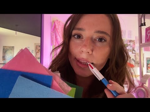 ASMR tingly color analysis role play for sleep 