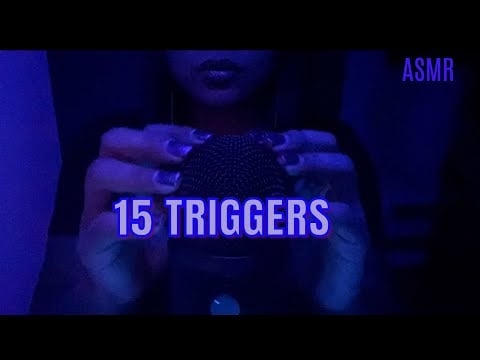 ASMR | 15 Triggers - Tapping, Scratching, Crinkles, and more (No Talking) #asmr