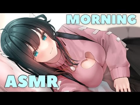 【ASMR 3Dio】Morning ASMR Whispering Oil Massage Ear Blowing