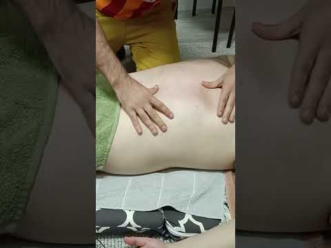 BACK MUSCLE RELAXATION TREATMENT #satisfying #relaxing #asmr #shorts