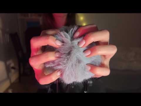 DEEP and Intense Brain Massage [ASMR] Fluffy Mic Scratching