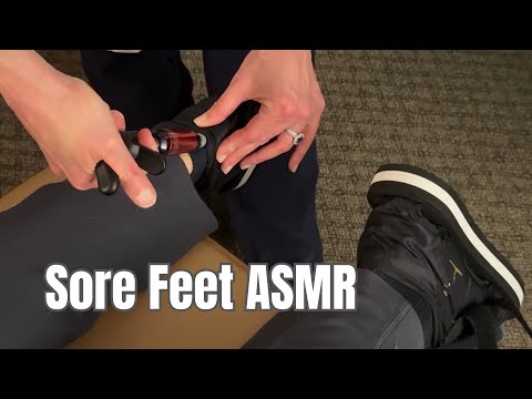 Gentle Plantar Fasciitis Exam & Soft Spoken Activator Treatment | ASMR