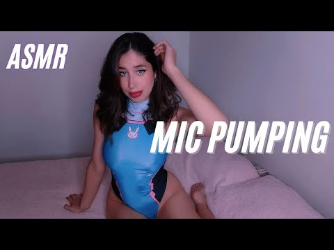 ASMR | Mic Pumping on my bed | Soft Cream Sounds - Slow - Intensive - Fast