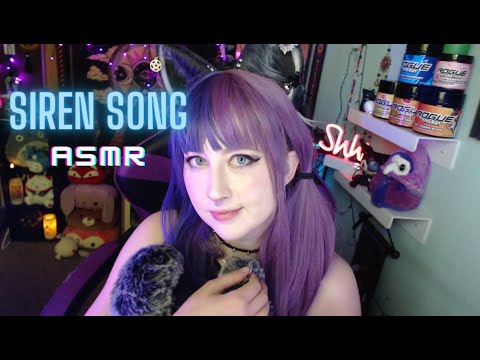 ASMR Echo Humming Siren Song + Ocean Waves