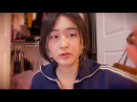 ASMR 🐌 sticky inaudible whispers + mouth sounds + reading to you