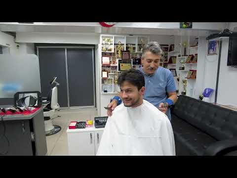ASMR RELAXING HAIR BEARD CUTTING, SKIN CARE AND MASSAGE