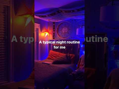 Time stamped night routine🌙 #asmr #clean #vlog