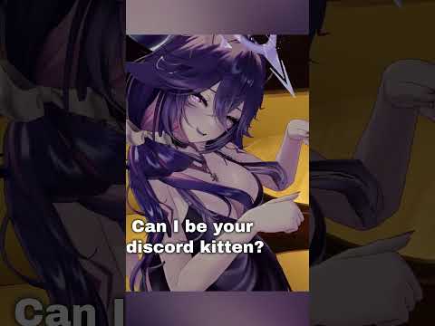 Will you let me be your Discord kitten? 𑣲 #waifu #vtuber #shark