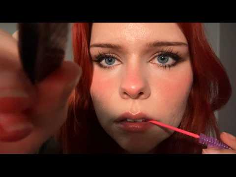 ASMR Plucking Your Eyebrows (I Have a Secret Crush) Mouth Sounds and Close Whispers