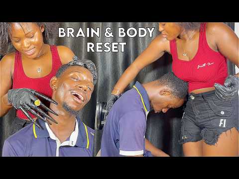 ASMR💫AGGRESSIVE HEAD SCALP SCRATCH , MASSAGE  & BONE CRACKING WITH DIFFERENT TOOLS FOR DEEP SLEEP