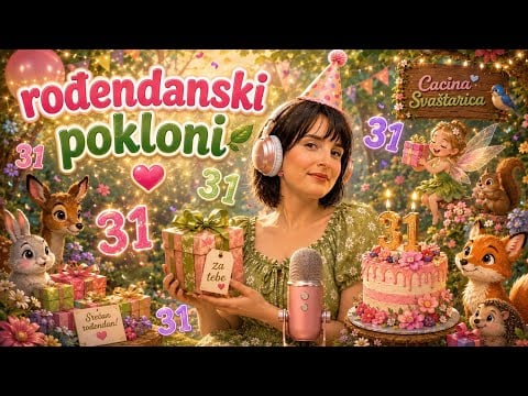 Asmr - Rođendanski pokloni (mnogo tapkanja, različitih zvukova) 🥳💤💤