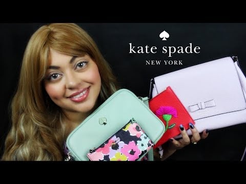 ASMR| Kate Spade Collection - Tingly Bag Sounds (leather, zippers, chains)