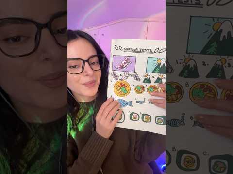 mirrored images test ✨ #asmr #challenge #asmrrelaxation