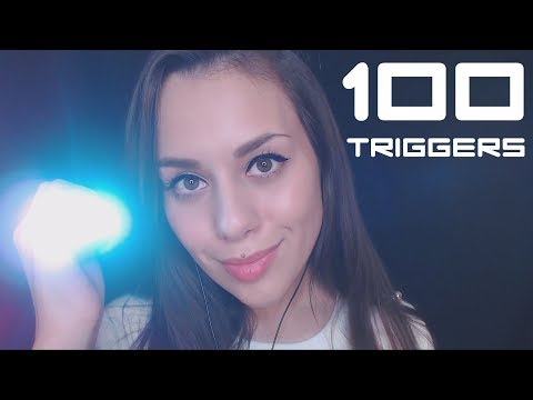 ASMR 100 TRIGGERS for your sleep | АСМР 100 триггеров для тебя | ASMR HoneyGirl