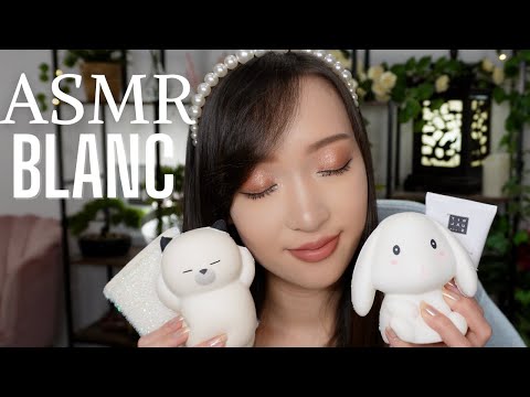 ASMR ☁️ 100% BLANC ! 20 triggers blancs tout doux pour t'endormir tout en douceur 🌙