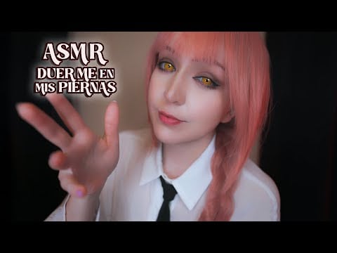 ⭐ASMR Duerme en el Regazo de MAKIMA ☔ Caricias y Besitos una noche de Lluvia