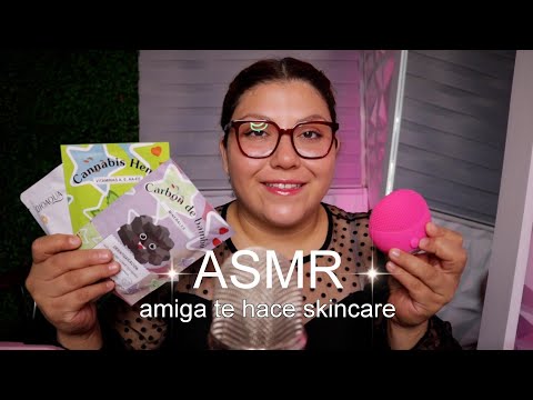 ASMR en Español l Tu amiga Te CONSIENTE antes de Dormir 💤 *roleplay COSQUILLOSO